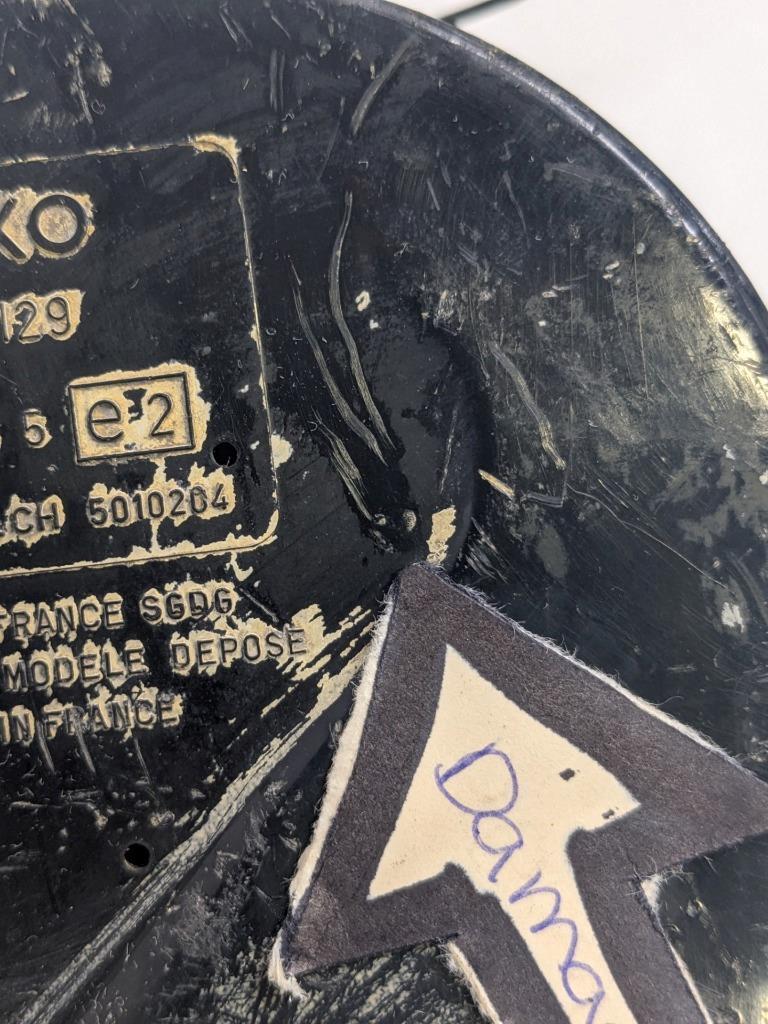 PORSCHE 84-91 944 LOW PITCH TONE ELECTRIC HORN SIREN MIXO TR129 PAIR USED R21