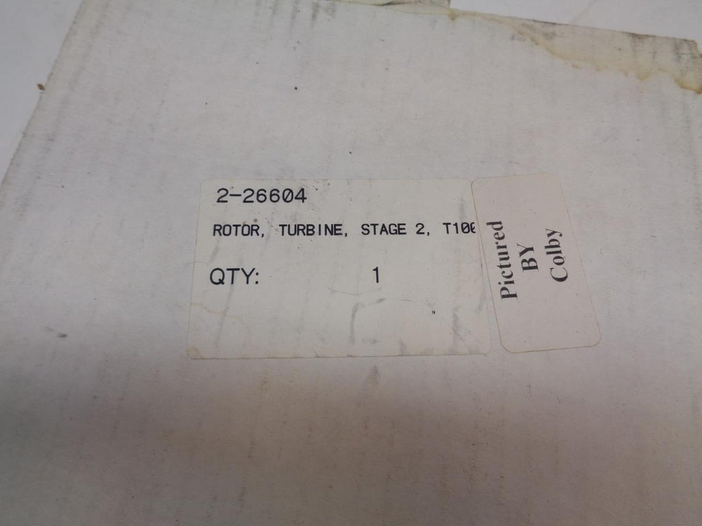 1 NEW AIRCRAFT TECH DEVELOPMENT 2-26604 TURBINE ROTOR STAGE 2 R15T1