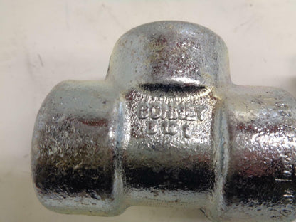 NEW 2 PACK OF BONNEY 8546 FORGED STEEL T-UNION PIPE FITTINGS 1" THREADS R10TD
