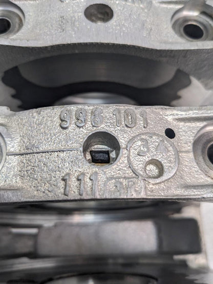 1998 PORSCHE 911 CRANKSHAFT BEARING CASE/CARRIER 9961011113R REBUILT 996BGL2