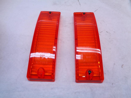 GENUINE PAIR PORSCHE 911 930 74-89 SIDE MARKER LENSES 91163192000 R21T3