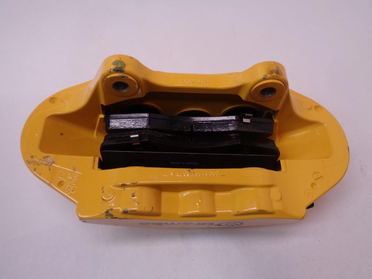 1 NEW GM/DODGE YELLOW BREMBO 6 PISTON REAR BRAKE CALIPER w/ PADS R7