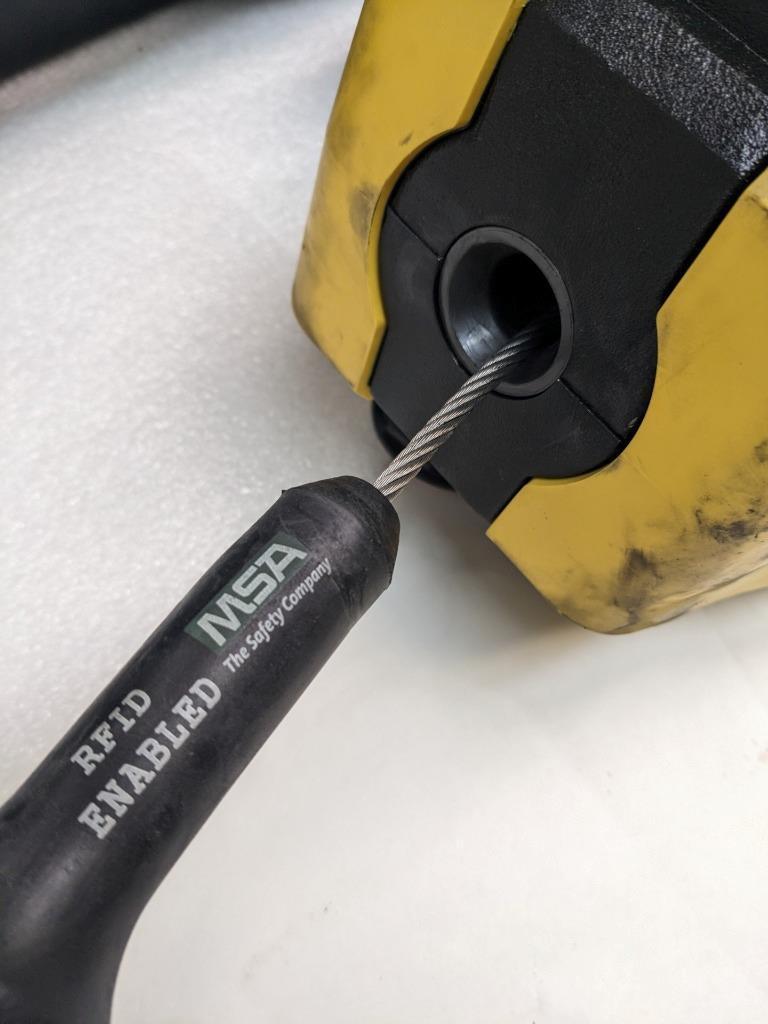 MSA 10158180 STAINLESS STEEL WORKMAN RESCUE 50' CABLE 400 LBS CAPACITY NEW