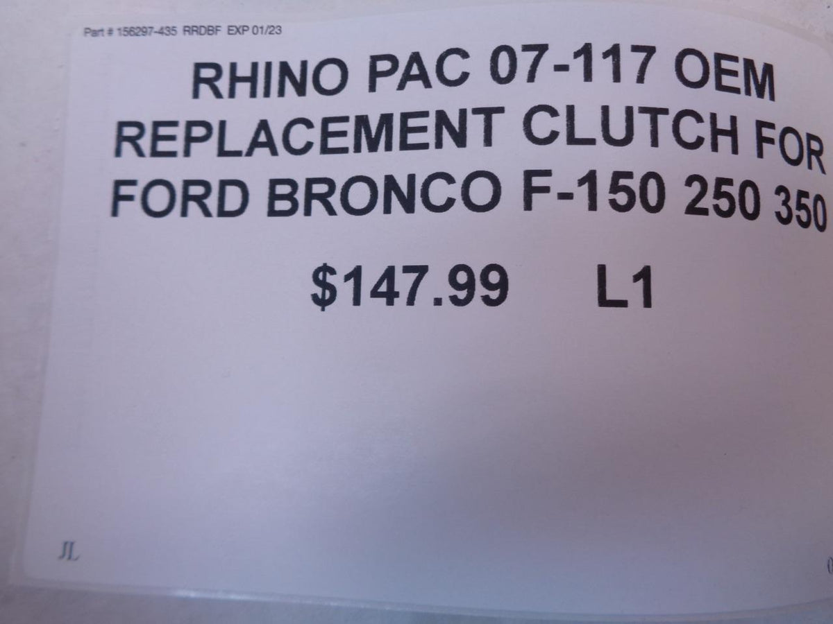 RHINO PAC 07-117 OEM REPLACMENT CLUTCH FOR FORD BRONCO F-150 250 350 L1