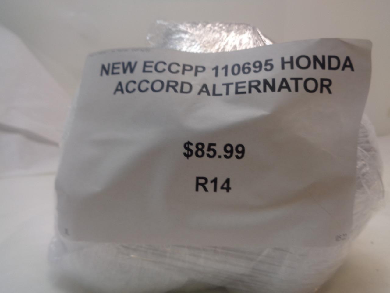 NEW ECCPP 110695 HONDA ACCORD ALTERNATOR R14