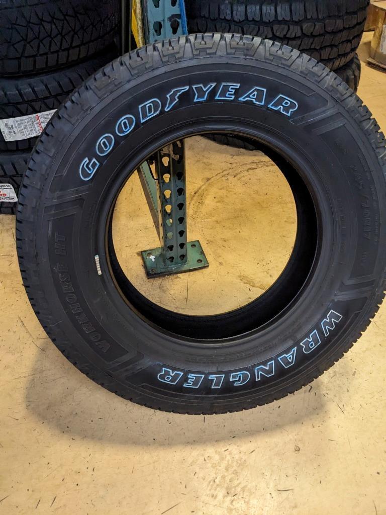 2 GOODYEAR WRANGLER WORKHORSE HT OWL P 245 70 17 110T SL TIRES 116080652 CQ2