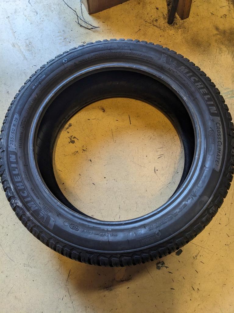 USED MICHELIN CROSSCLIMATE 2 A/W P 235 50 19 103V XL TIRE 44993 CQ2