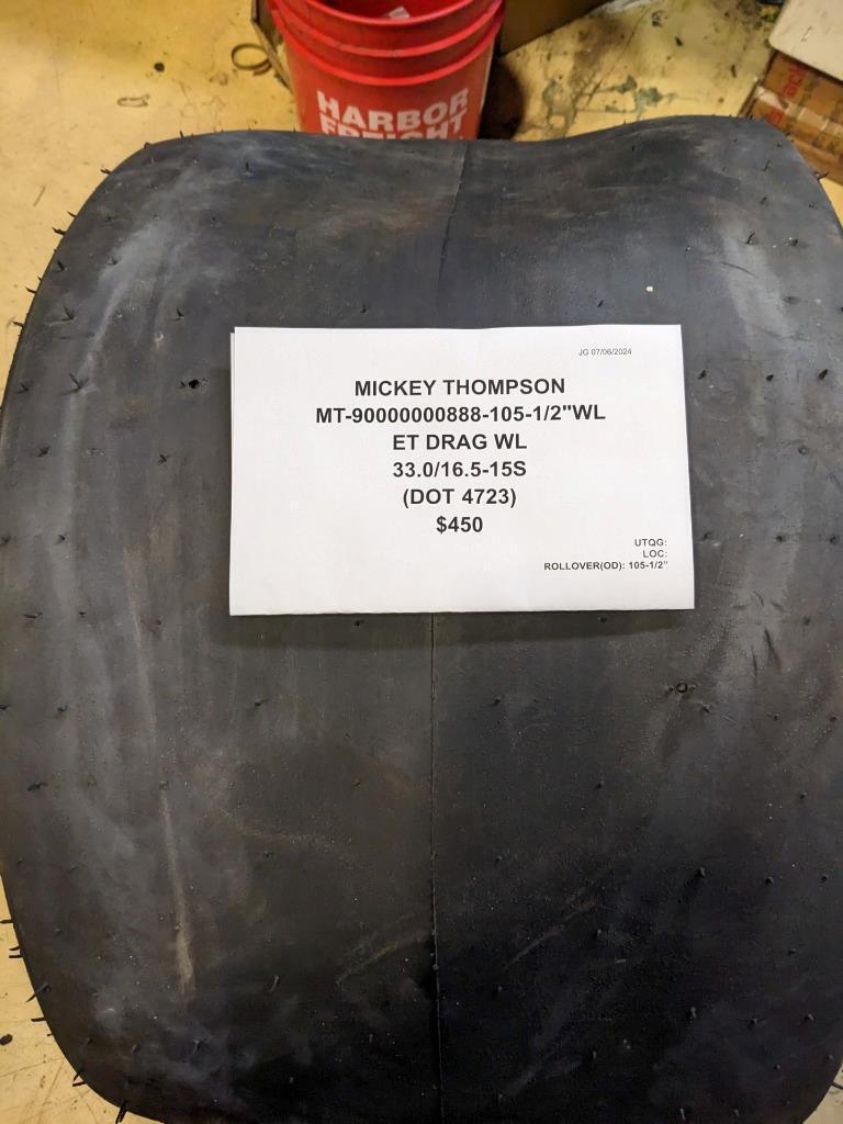 2 MICKEY THOMPSON ET WL DRAG 33.0 16.50 15S DRAG TIRES 90000000888-105-1/2"WL