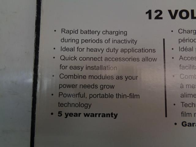 NEW GO POWER! CARMANAH SUNFILM SOLAR BATTERY CHARGER GP-SF-15 R31