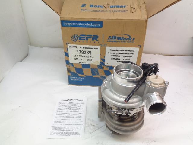 BORGWARNER 179389 TURBO EFR B2 T4 .92 A/R 300-550 HP DUAL BALL BEARING NEW E1