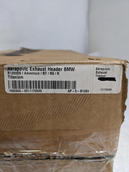AKRAPOVIC E-B12E4/1 TITANIUM HEADER KIT FOR 2023 BMW R 1250 GS/ADVENTURE NEW R19