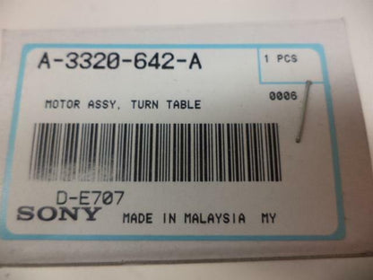 NEW SONY MOTOR ASSY TURN TABLE SPINDLE A-3320-642-A R4TE