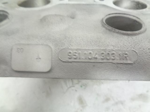 85-88 PORSCHE 944 TURBO CYLINDER HEAD W/O VALVES/SPRINGS 951 104 303 1R NO.3 I2