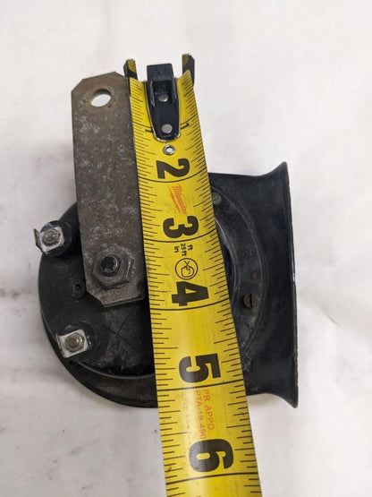 PORSCHE 84-91 944 LOW PITCH TONE ELECTRIC HORN SIREN MIXO TR129 #5 USED R21T2