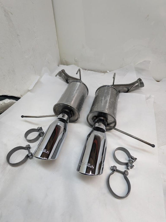 ROUSH CAT-BACK EXHAUST SYSTEM MUSTANG MUFFLER TIPS 13135230-AA NEW B2