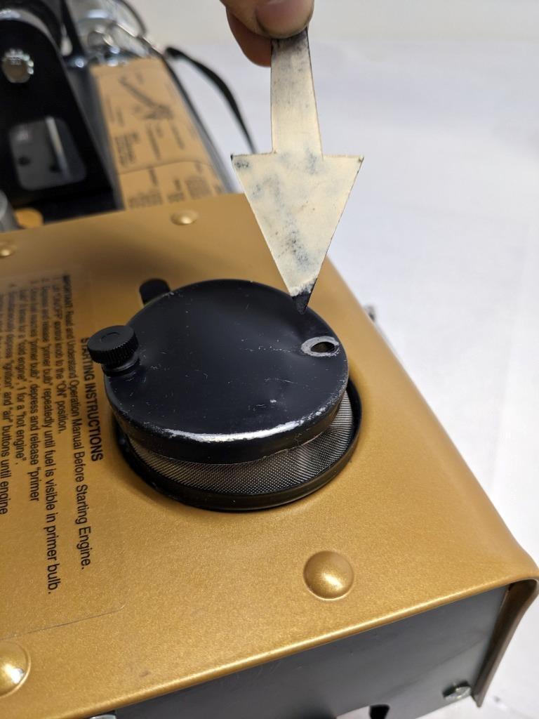 CURTIS DYNA-FOG 58500 GOLDEN EAGLE 2610 THERMAL FOGGER MISSING COMPONENT USED B2