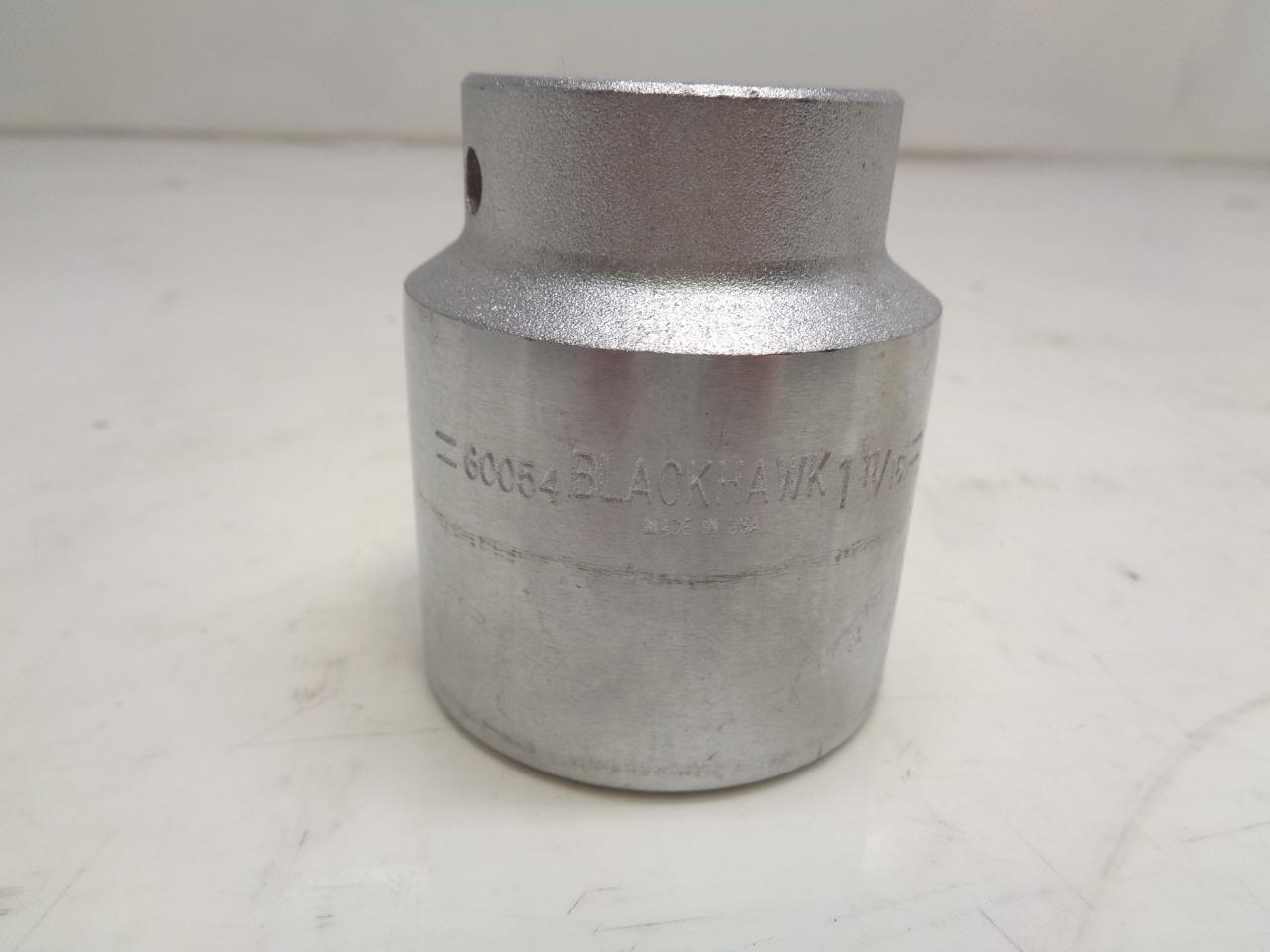 NEW BLACKHAWK 1 11/16" 12-POINT SOCKET CHROME 60054 R22