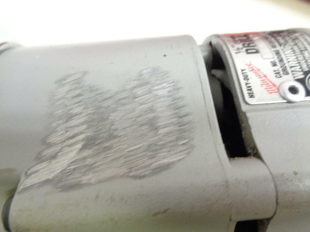 USED MILWAUKEE 1/2" HEAVY DUTY RIGHT ANGLE DRILL KIT 7AMP 3107-6 SR