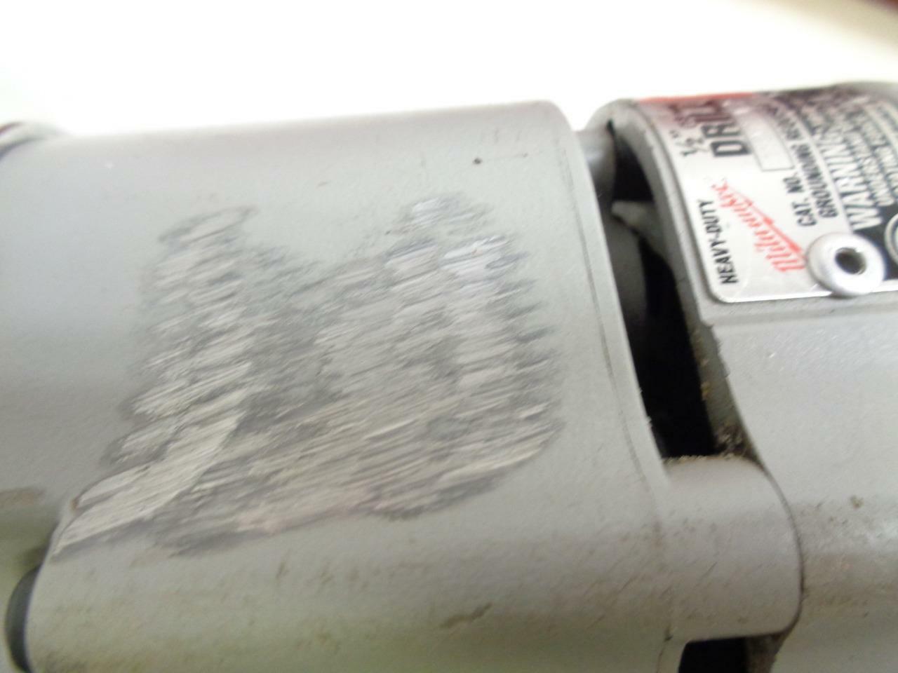 USED MILWAUKEE 1/2" HEAVY DUTY RIGHT ANGLE DRILL KIT 7AMP 3107-6 SR