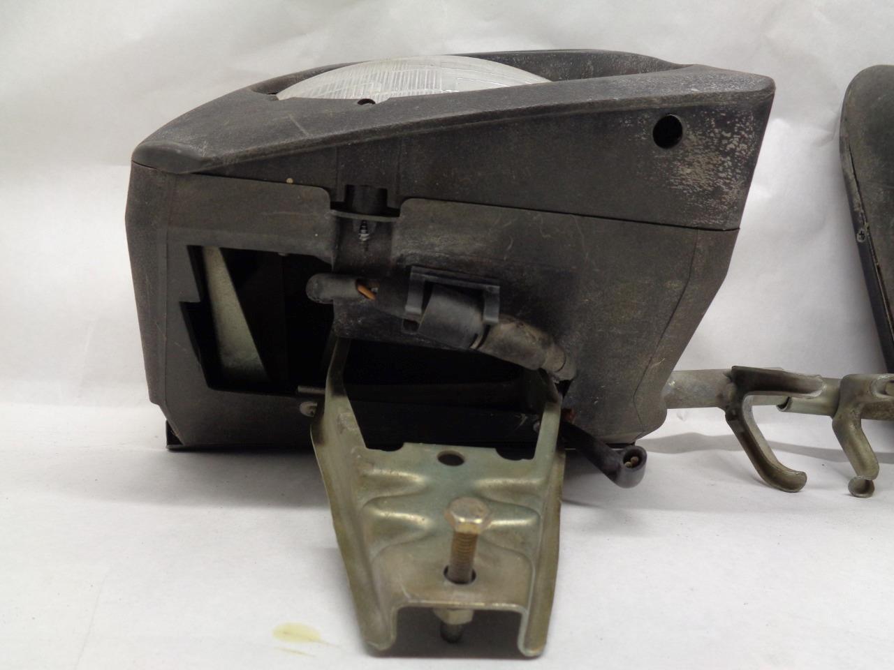 Porsche 944 Gloss Black Headlight Assembly PAIR USED GENUINE R25