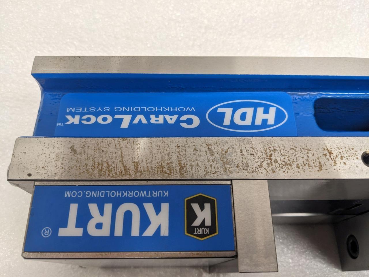 Kurt HDL6 English 6″ JAW WIDTH 4" JAW OPEN Double Station Vise W/O HANDLE NEW H1