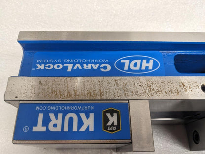 Kurt HDL6 English 6″ JAW WIDTH 4" JAW OPEN Double Station Vise W/O HANDLE NEW H1