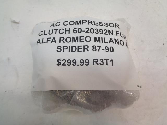 NEW AC COMPRESSOR CLUTCH 60-20392N FOR ALFA ROMEO MILANO & SPIDER 87-90 R3T1