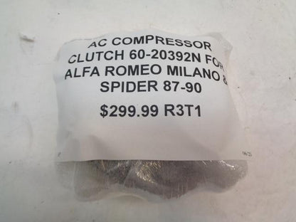 NEW AC COMPRESSOR CLUTCH 60-20392N FOR ALFA ROMEO MILANO & SPIDER 87-90 R3T1