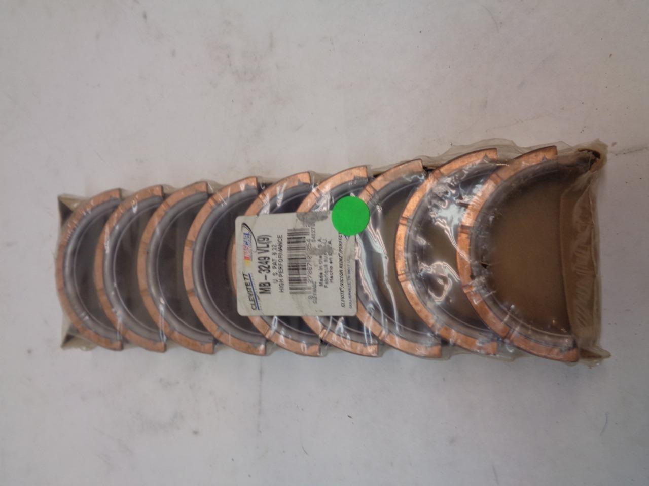 1 PACK OF 9 NEW CLEVITE 77 MAIN ENGINE BEARINGS MB-3249 VL R15T2