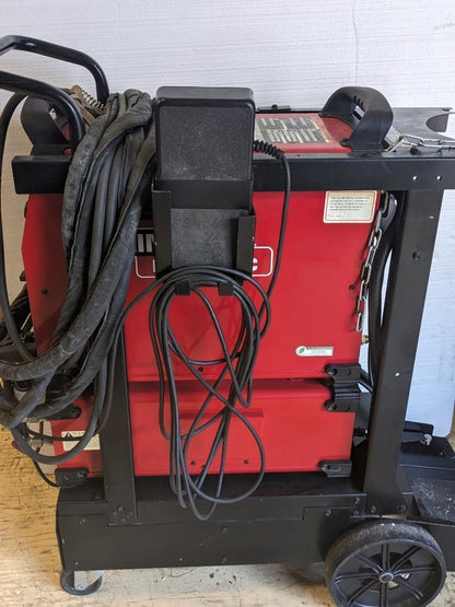 LINCOLN ELECTRIC ASPECT 375 AC/DC READY-PAK WELDING CART K3950-1 BAY3