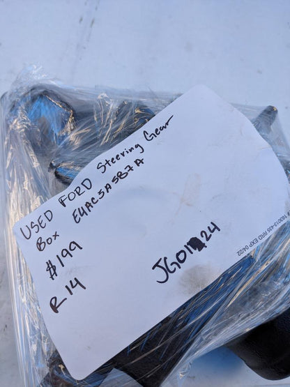 USED GENUINE FORD STEERING GEAR BOX E4AC3A587A R14