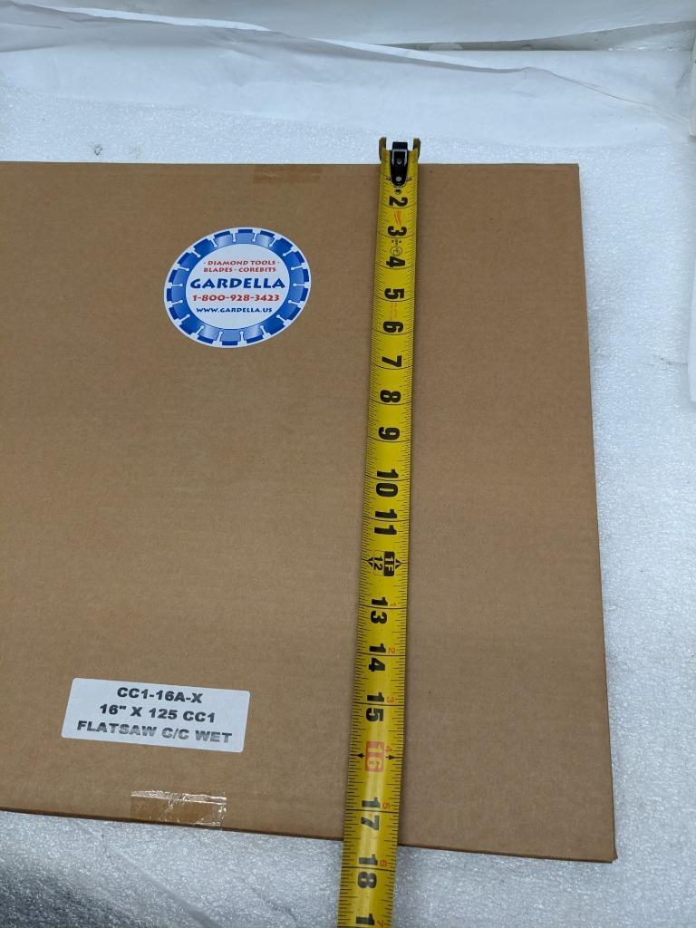 GARDELLA CONCRETE FLATSAW BLADE 35-72HP SOFT BOND CC1-16A NEW R7