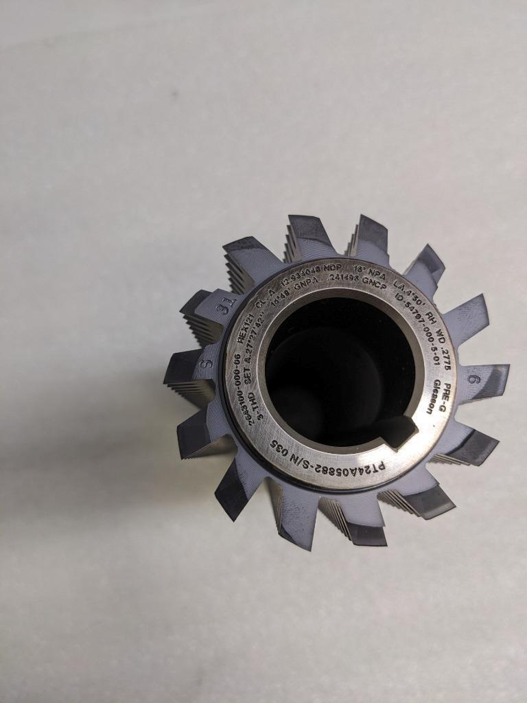 GLEASON ID-54797-000-5 BORE-TYPE HOB CARBIDE 3" DIA 8.25" OAL NEW R22