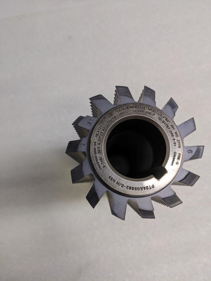GLEASON ID-54797-000-5 BORE-TYPE HOB CARBIDE 3" DIA 8.25" OAL NEW R22