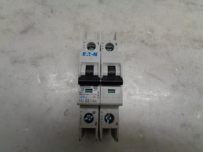 NEW EATON FAZ-D3/2-NA CIRCUIT BREAKER 102181 R4TB