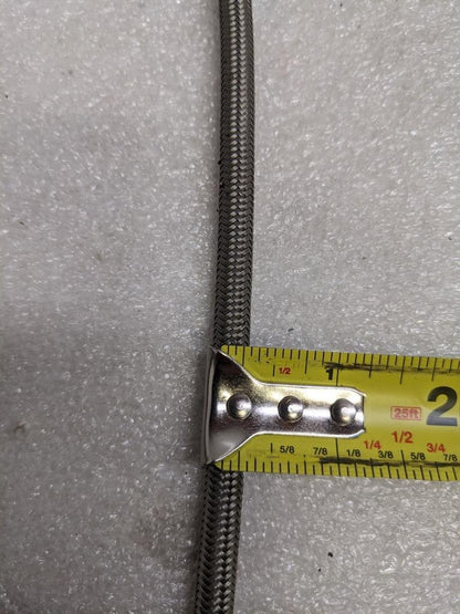 UNBRANDED BRAIDED METAL BRAKE HOSE 340' TEFLON LINED 3/16" ID 5/16" OD NEW R3T3