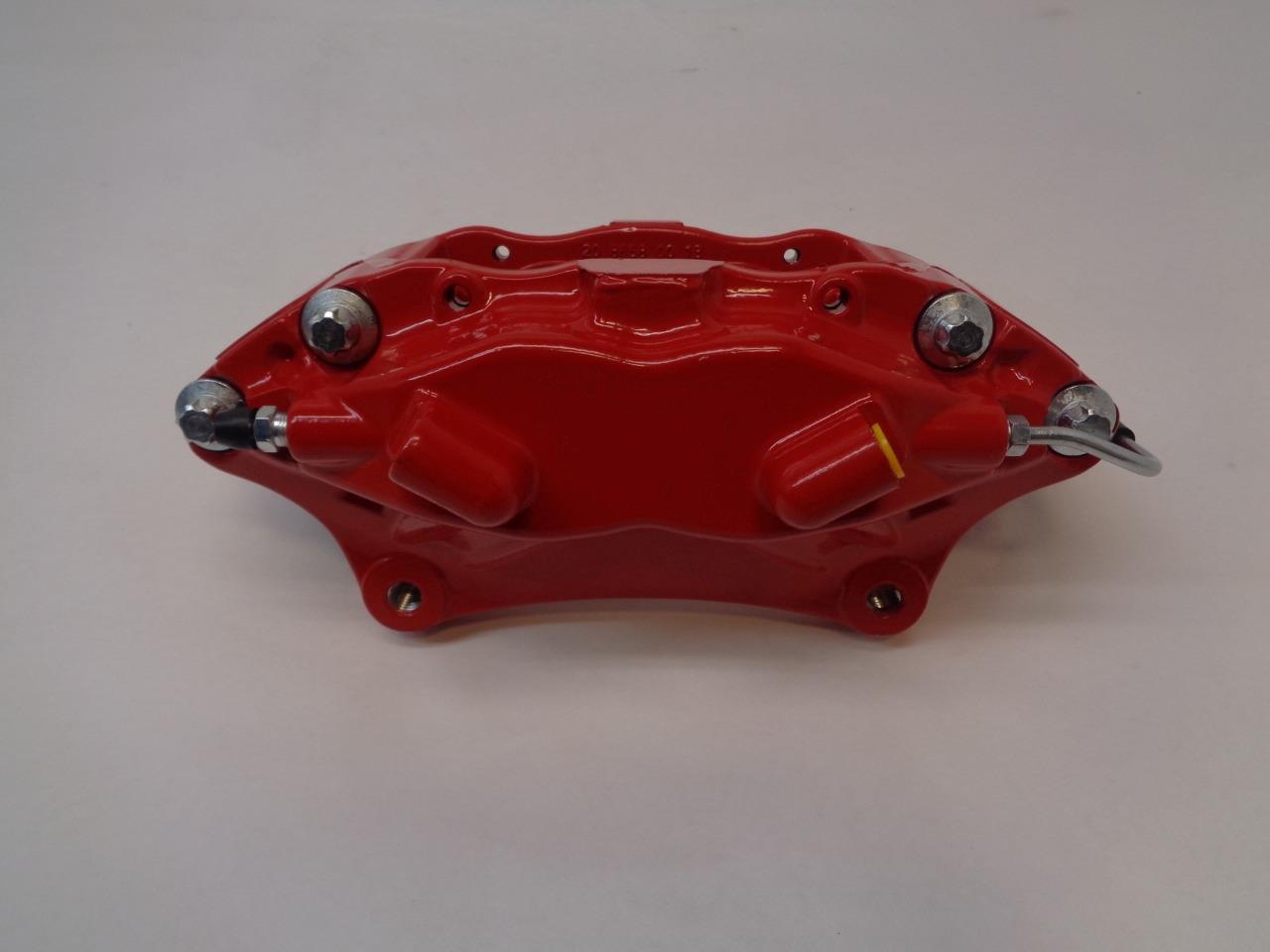 NEW POWERSTOP 4 PISTON RED POWDERCOAT BRAKE CALIPER 20.3212.02 | 20.8658.00  R5