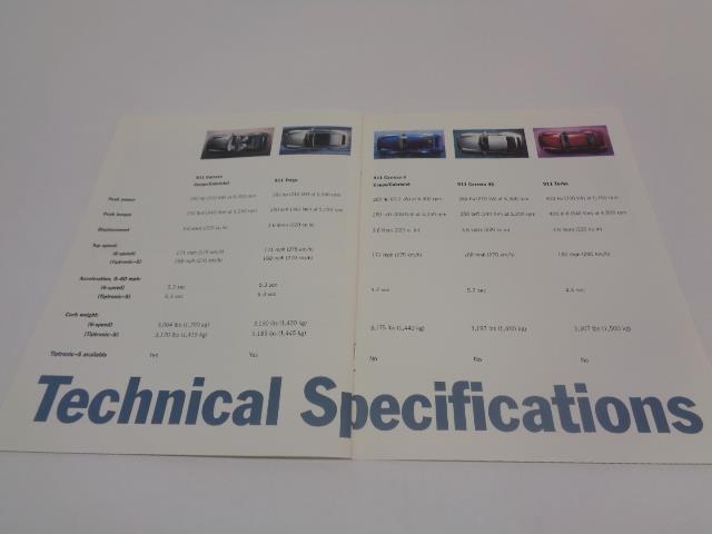 Porsche 911 (993) "The 911" Paperback Brochure 1995 WVK 191 321 GENUINE R25