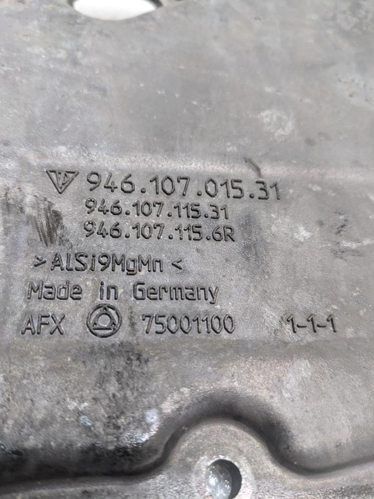 PORSCHE MACAN 15-18 TURBO ENGINE LOWER OIL PAN 94610701531 USED R24