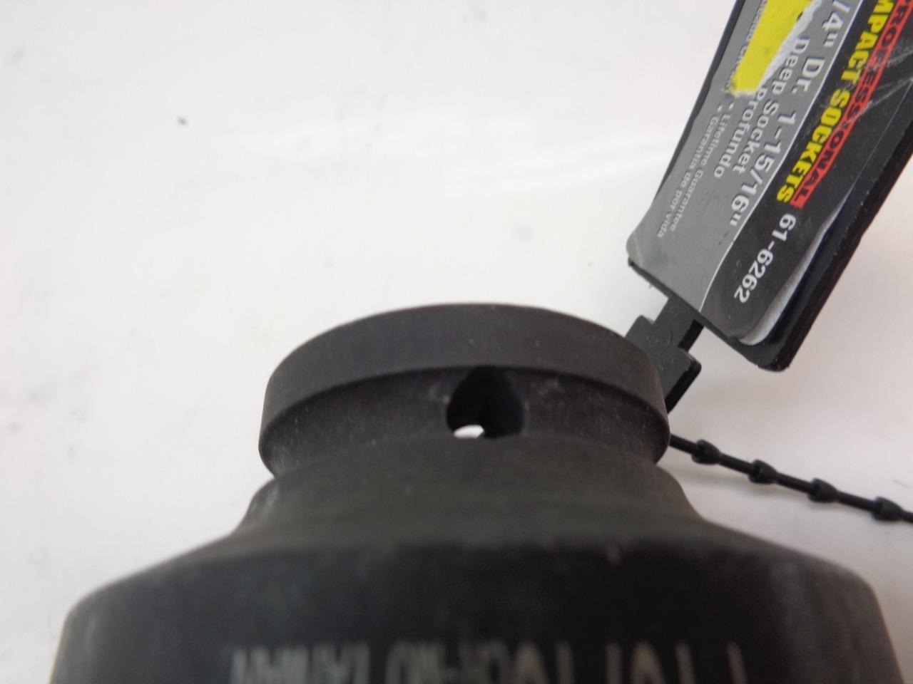 NEW NAPA PROFESSIONAL TOOLS 61-6262 1-15/16" IMPACT SOCKET R22