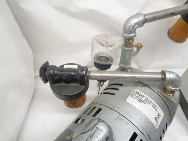 MARATHON MOTOR 5KC49RN0666X WITH GAST 0823-V2-G608NGX VACCUM PUMP 10 PSI NEW J1