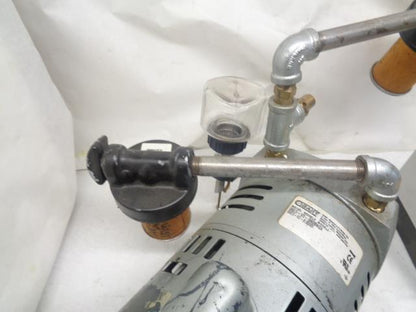 MARATHON MOTOR 5KC49RN0666X WITH GAST 0823-V2-G608NGX VACCUM PUMP 10 PSI NEW J1