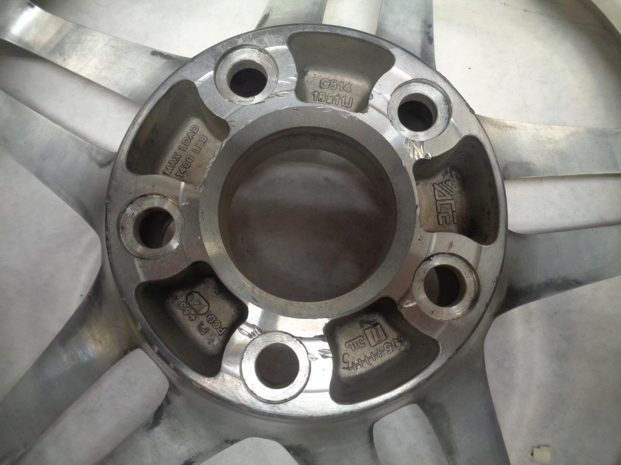 ACE SLICK CHROME WHEEL 18x11 ET53 5x120.65 C814811F26=53C R CORVETTE REPLICA WR