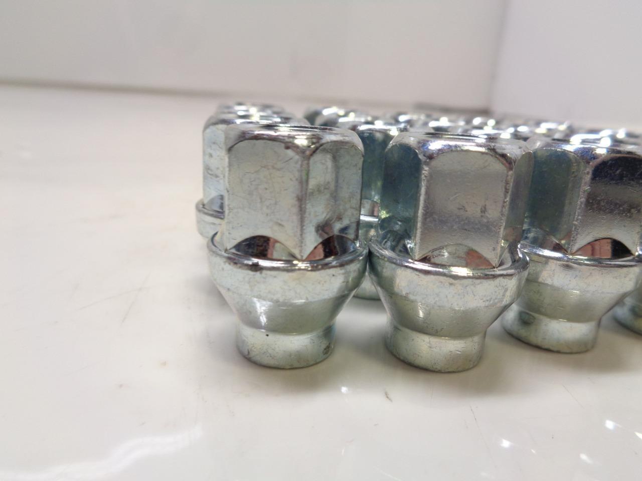 1 NEW 20 PACK 1/2"-1.2" CHROME LUG NUTS R15T2