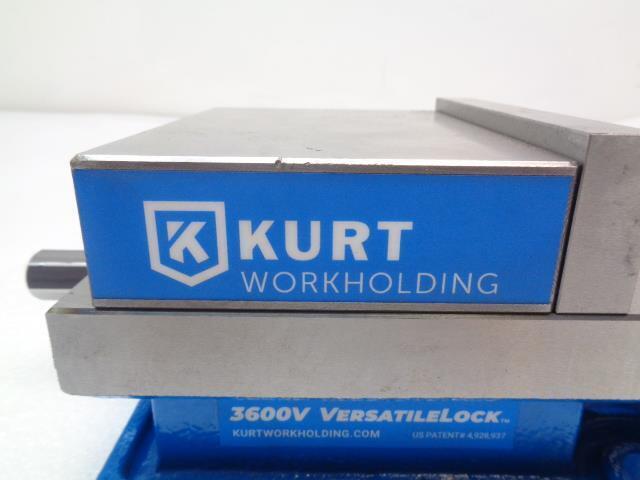 KURT 3600V VERSATILELOCK 6" JAW WIDTH & OPENING CAP VISE WITHOUT HANDLE NEW B2