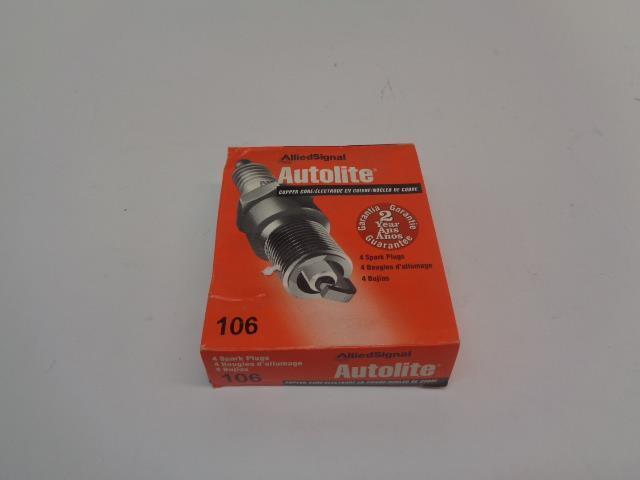 BRAND NEW FORD SATURN CHEVY BUICK AUTOLITE COPPER CORE SPARK PLUGS 106 4PACK R13