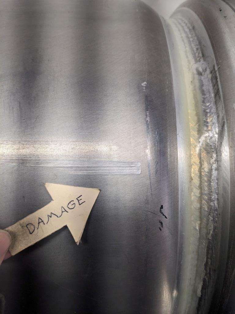 1 WELD RACING 76HB7100W67A WHEEL RT-S S76 FORGED ALUMINUM BLACK 17X10 USED B2