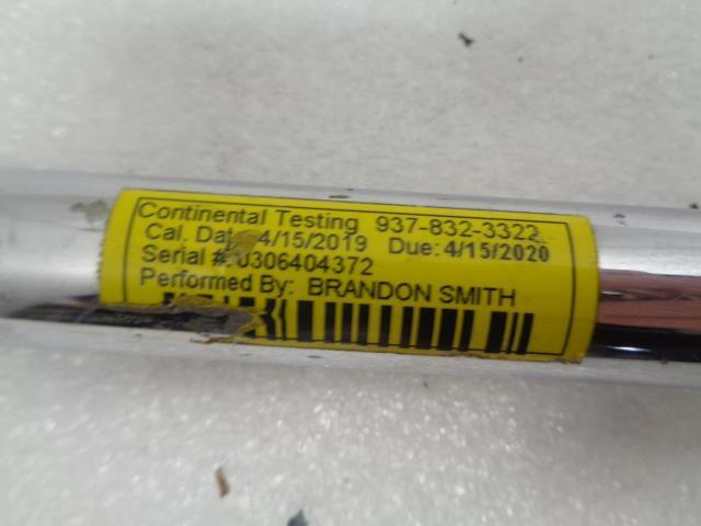 SNAP-ON 1/2" DRIVE SAE ADJUSTABLE CLICK-TYPE FIXED RACHET TORQUE WRENCH USED R22