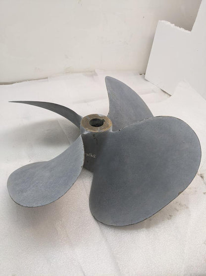 BRASS 28X28X8X16X11 SINGLE 4-WAY BOAT PROPELLER 6768 #2 NEW B2
