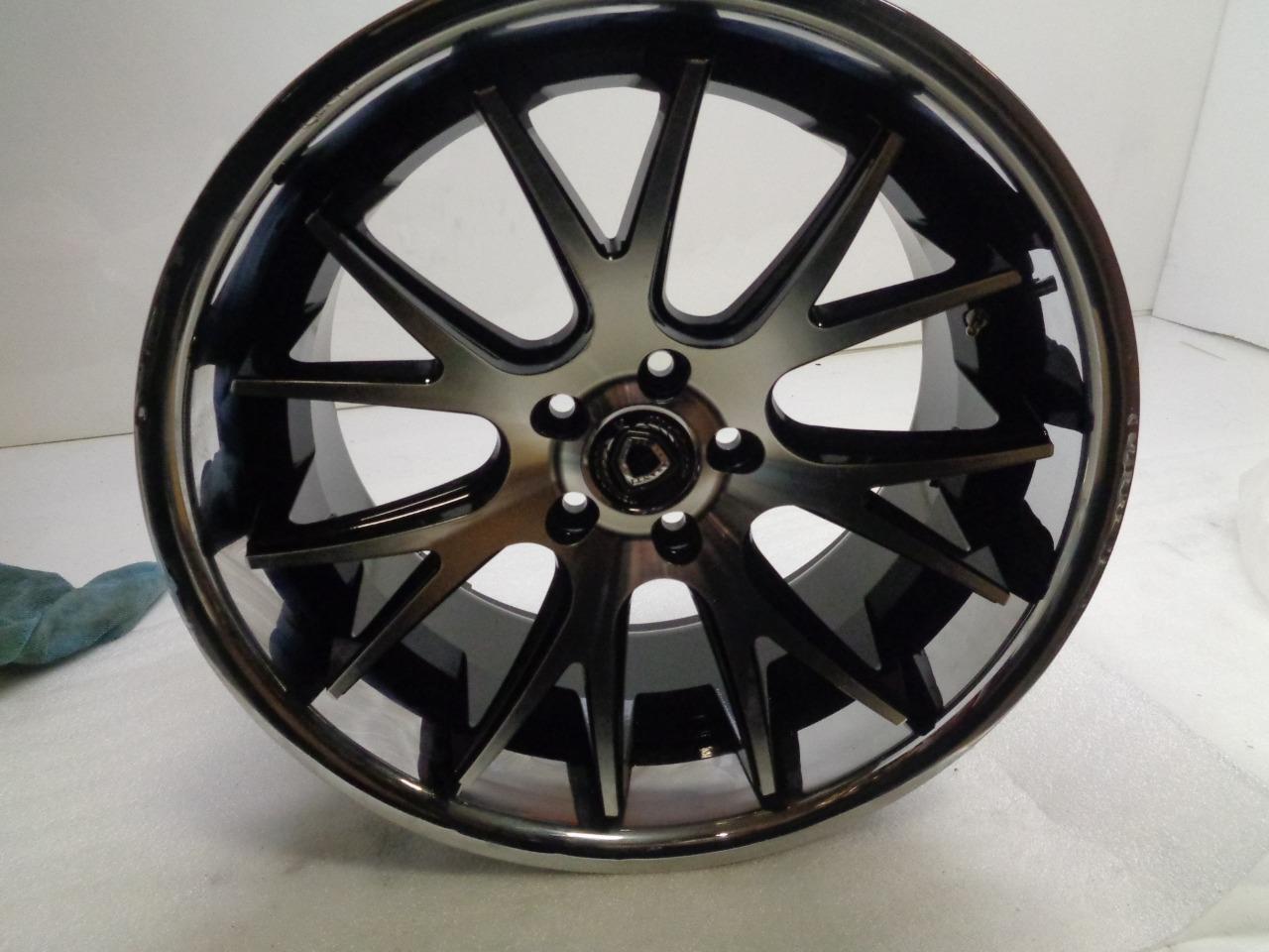 NEW ASANTI BLACK LABEL ABL3-MS BLACK W/ MACHINED FACE WHEEL 20X10 ET40 5X115 WR